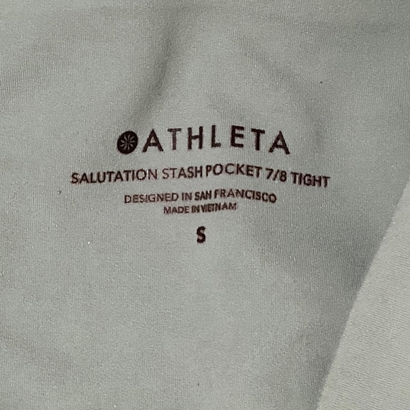 Athleta Salutation Stash 7/8 Tights Leggings - Picture 10 of 10